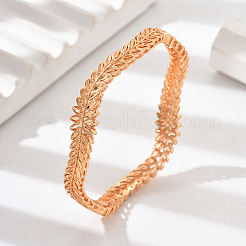 Bracelets en laiton à feuilles de style moyen-oriental pour femmes&nbsp;QP3083