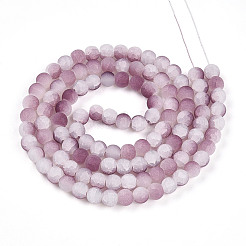 Perle di vetro crackle&nbsp;X1-GLAA-N009-8mm-05