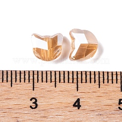 Perle di vetro placcato 100 pz&nbsp;EGLA-P060-01A-PL01