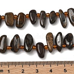 Natur Bronzit Perlen Stränge&nbsp;G-Z130-A02-01