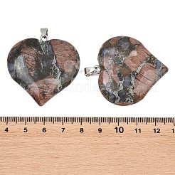 Anhänger aus natürlichem Glaukophan&nbsp;GG-K002-04I