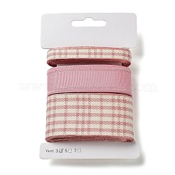 Nastro in poliestere con stampa tartan da 9 metro e 3 stili&nbsp;SRIB-C002-01H