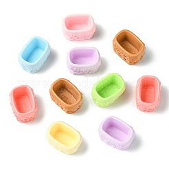 28 Stück 7 Farben undurchsichtige Harz-Cabochons&nbsp;RESI-CJ0004-67
