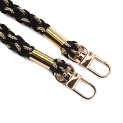 Taschenriemen aus geflochtener Schnur und Weizenkette&nbsp;FIND-WH0050-03