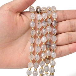 Brins de perles d'agate dendritique naturelle&nbsp;G-F809-A53-01