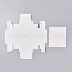 Scatole pieghevoli per cassetti di carta&nbsp;CON-WH0069-67B