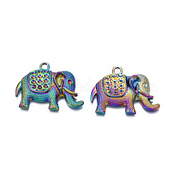 Supports de strass pendentif en alliage de couleur arc-en-ciel&nbsp;PALLOY-N156-192
