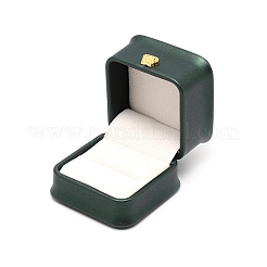 Scatole regalo anello in similpelle pu&nbsp;CON-WH0092-05A