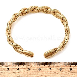 Armreifen aus geflochtenem Messingseil für Damen&nbsp;KK-CBACA61-01G