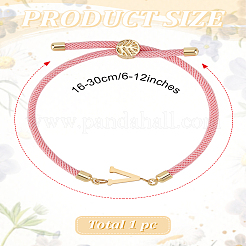 1 bracelet coulissant réglable en nylon pour femme&nbsp;BJEW-LP0001-32V-03