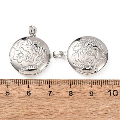 Gestell Messing Medaillon Anhänger&nbsp;KK-I688-02P