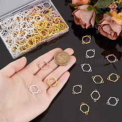 180 Stück 3 Stile Hohlrahmen Legierung Verbinder Anschlüsse&nbsp;FIND-PH0022-88