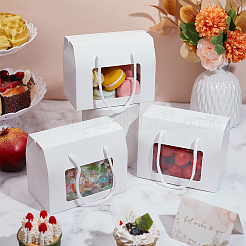 Geschenkboxen aus Pappe mit Griff&nbsp;CON-WH0086-136A