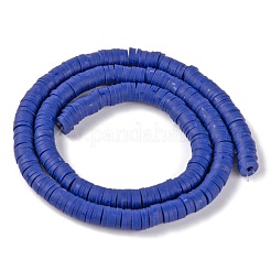 10 Stränge 5 Farben handgemachte Fimo Perlenstränge&nbsp;CLAY-LS0001-12