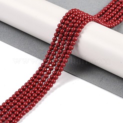 Kunsttürkisfarbenen Perlen Stränge&nbsp;G-U004-02R