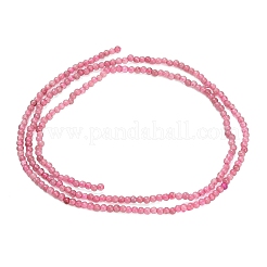 Natürliche rosa Turmalin Perlen Stränge&nbsp;G-A322-A05-2mm
