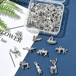 50 ciondolo in lega di stile tibetano a forma di animali&nbsp;FIND-FS0004-34