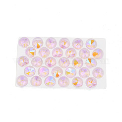 Facettierte Glasanhänger mit spitzer Rückseite&nbsp;EGLA-N006-046