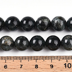 Fili di perle di cianite verde naturale&nbsp;G-T140-10mm-07