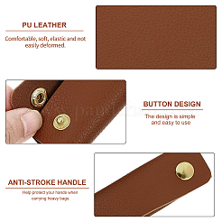 4 stücke 4 stil pu imitation leder tasche strap schutzhülle jacke&nbsp;FIND-GF0001-64B