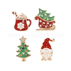 Weihnachts-Emaille-Pin-Sets&nbsp;JEWB-A037-01KCG