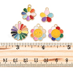 10 Stück 5 Arten Legierung Emaille Anhänger&nbsp;ENAM-FP0002-39