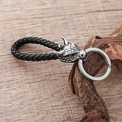 Porte-clés dragon viking en acier inoxydable 304&nbsp;UA5299