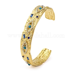 Manschettenarmbänder aus natürlichem Türkis aus Edelstahl 304&nbsp;BJEW-U009-01G-03