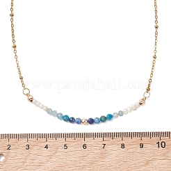 Halsketten aus 3.5 mm facettierten&nbsp;NJEW-JN05976-01