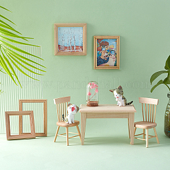 6 cadre photo en bois de style 3 pièces&nbsp;DIY-PH0005-42