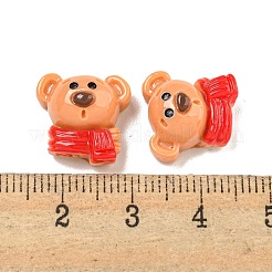 Deko-Cabochons aus undurchsichtigem Harz mit Weihnachtsmotiv&nbsp;LS-CRES-B022-02B