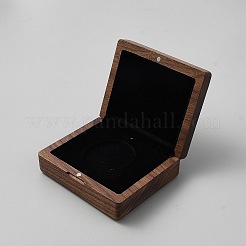 Magnetische Gedenkmünzenboxen aus Holz&nbsp;CON-WH0110-300