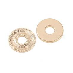 Anelli di collegamento in ottone testurizzati&nbsp;KK-K351-54G