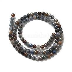 Fili di perle di quarzo dumortierite naturale&nbsp;G-H298-A06-02