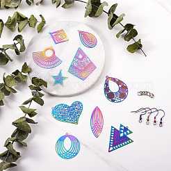 Kits para hacer aretes colgantes DIY&nbsp;DIY-CW0001-06