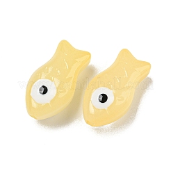 Cuentas de vidrio transparentes hechas a mano&nbsp;GLAA-N0028-03G
