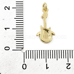 Pendentifs d'émail en laiton &nbsp;KK-K302-04G