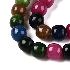 Chapelets de perles en jade blanc naturel teinté&nbsp;G-T138-210A