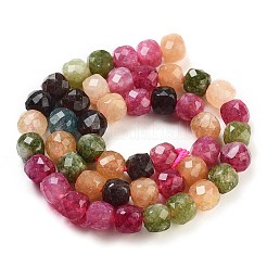Natürliche weiße Jade perlen Stränge&nbsp;G-H028-A09-05