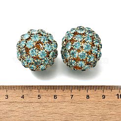 Messing Legierung Strass Perlen&nbsp;KK-D295-07G-01