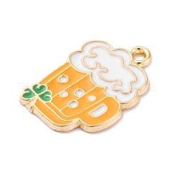 Emaille-Anhänger aus Legierung zum St. Patrick's Day&nbsp;FIND-M060-24A-G01