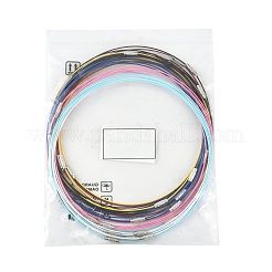 32 Stück 8 Farben Edelstahldraht Halskette Kordel DIY Schmuckherstellung&nbsp;TWIR-FS0001-01