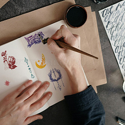 Transparente Stempel aus Kunststoff im Boho-Stil mit Federn&nbsp;DIY-WH0584-0002