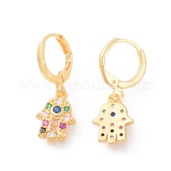 Pendientes de aro de latón&nbsp;EJEW-F233-10