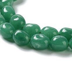 Hilos de abalorios de jade blanco natural&nbsp;G-E614-B01-14