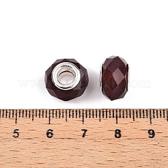 Imitation jade perles de verre européennes&nbsp;GPDL-N004-B14mm-B04