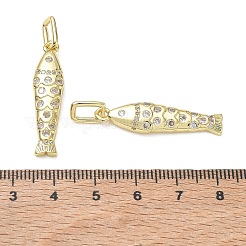 Colgante micropavé cubic zirconia de latón&nbsp;CU-CBA6980-14G-B04