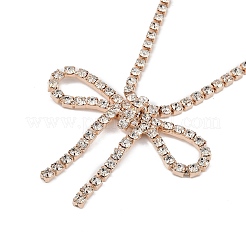 Legierung Kristall Strass Tasse Ketten Halsketten&nbsp;NJEW-K384-03