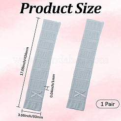Mangas de encaje de nailon para mujer&nbsp;AJEW-WH20080-24A