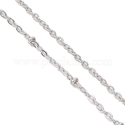 Herstellung einer Satellitenkette mit Schiebeverschluss aus Edelstahl 304&nbsp;AJEW-JB01511-02